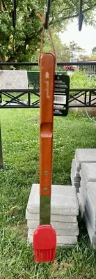 GOOD COOK LONG BASTING BRUSH RED SILICONE HEAD NIP - Image 1 of 4