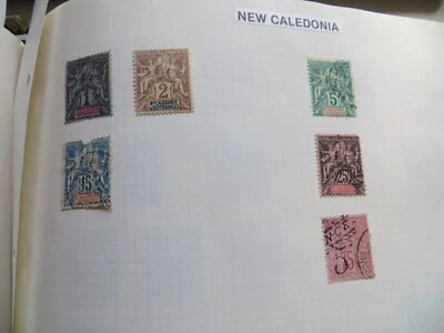 NEW CALEDONIA / HEBRIDES FRANCE MINT HINGED COLLECTION - Image 1 of 4
