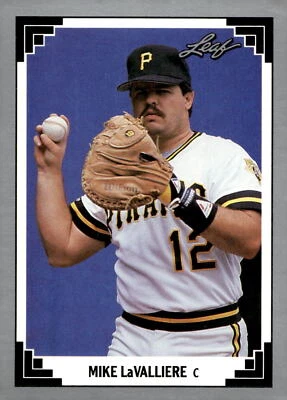 1991 Leaf #15 Mike LaValliere - Image 1 of 2