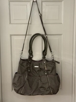 Storksak Bolsa Biberón Olivia Pañal Bebé Bolso Cartera Desmontable Correa para el Hombro Verde Foto 1 de 4