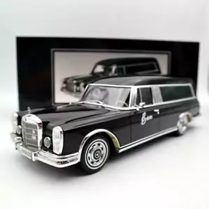 1/18 SCHUCO MERCEDES-BENZ 600 HEARSE FUNERALE AUTO 1965 CARRO FUNEBRE MODELLI GIOCATTOLI - Foto 1 di 8