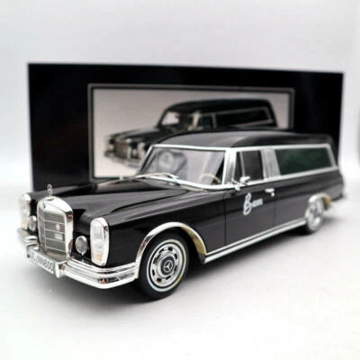1/18 SCHUCO Mercedes-Benz 600 HEARSE  FUNERAL CAR 1965 CARRO FUNEBRE Toys Models - Image 1 of 4