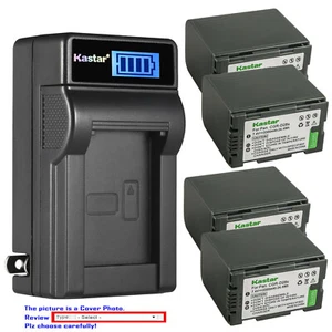 Kastar CGR-D28 Battery LCD Wall Charger for Panasonic PV-DV900 PV-DV901 PV-DV910 - Picture 1 of 11