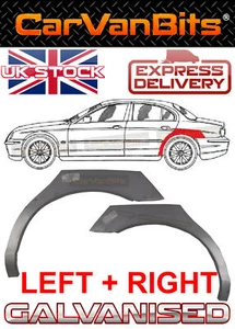 PAR DE PANELES DE CUERPO DE ÓXIDO DE ALA PARA JAGUAR S-TYPE CCX 99-07 REPARACIÓN - Imagen 1 de 9