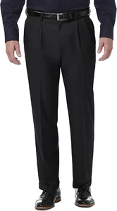Men'S Premium Comfort Classic Fit Pleat Front Dress Pant (Regular and Big & Tall - Picture 1 of 12