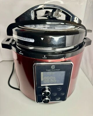 Cook's Essentials 6qt Delux Pro Pressure Cooker Model- k47154 New Without Box - Image 1 of 4
