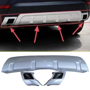 Rear Bumper Skid Plate Cover +Rear Trim For Land Rover Discovery 5 2017-2023 1PC - Picture 1 of 7