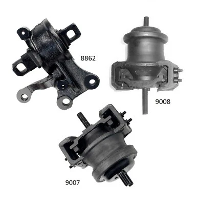 Montaje de motor y transmisión 3 piezas para Mazda Millenia 1995-1996, 2001-2002 2,5 L Foto 1 de 4