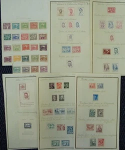 CZECH REPUBLIC 1918 AND 1948-52 STAMP COLLECTION - Picture 1 of 4