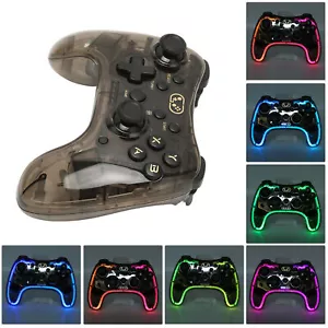 Controller di gioco wireless BT RGB retroilluminazione gamepad remoto joystick per kit TV PC - Foto 1 di 23