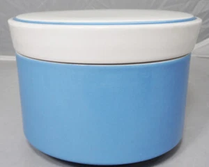 SPACE BLUE D5550 / C7500 by Mikasa Covered Sugar Bowl NEW NEVER USED made Japan - Picture 1 of 6