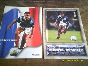 FOOTBALL 98 EQUIPE DE FRANCE ZIDANE BLANC DESAILLY LAMA 15 POSTERS OFFICIELS - Imagen 1 de 10