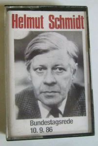Helmut Schmidt Bundestagsrede 1986  MC / Kassette / Tape zyx recorde 16.004 nato - Bild 1 von 4