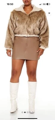 forever 21 faux fur jacket - Image 1 of 4