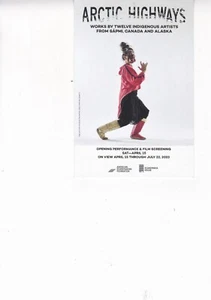 Arctic Highways promo postcard film and art by Indigenous artists held in NYC - Picture 1 of 2