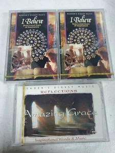 Vtg rare new sealed Readers Digest cassettes. I Believe, Inspiration 3 lot Set - Picture 1 of 4