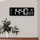 16 LED Display Wall Clock with Temperature Date Day Alarm Functionality