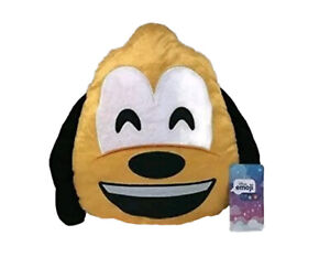 Disney Pluto Emoji Plush Decorative Pillow 11"x11" NWT