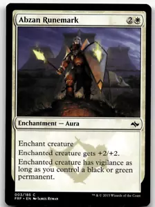 MTG Abzan Runemark Fate Reforged 003/185 Regular Common - Picture 1 of 1