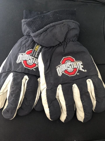 Thinsulate Ultra Insulation Gloves Ohio State Buckeyes Adult Elastic Cuff Ribbed Cover