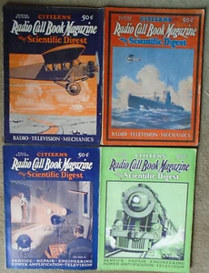 Complete 1929 (4) Citizens Radio Call Book Magazine and Technical Review - Picture 1 of 1