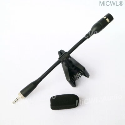 Instrument Interview Microphone for Sennheiser AVX EW112p G3 G4 Camera Body Pack - Image 1 of 4