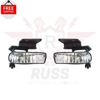 New Front Fog Lights Lamps Left & Right Side Fits 1999-2002 Chevy Silverado 1500 - Изображение 1 из 4