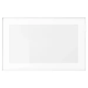 Brand NEW IKEA GLASSVIK S Door White Clear Glass Door 202.916.54 23 5/8 x 15 in. - Picture 1 of 2