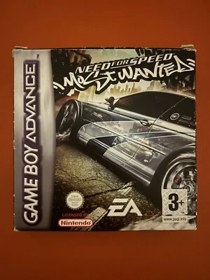 Need For Speed Most Wanted Nintendo Gameboy Advance PAL Complete In Box Tested - Image 1 of 4