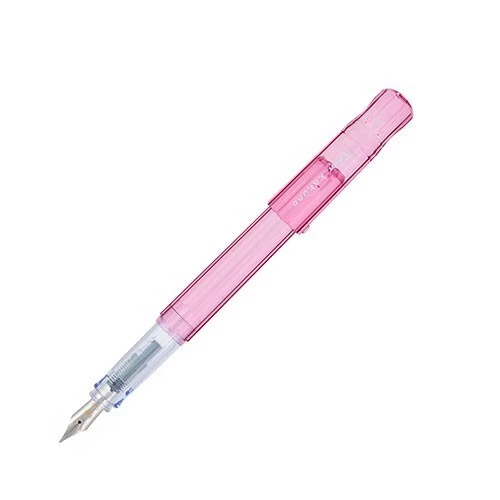 Pilot Kakuno Fountain Pen Med S.S Nib Pink Barrel BLK Ink Lettering Refillable - Image 1 of 1