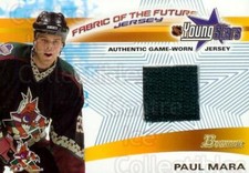 2001-02 Bowman YoungStars Fabric of the Future #PM Paul Mara