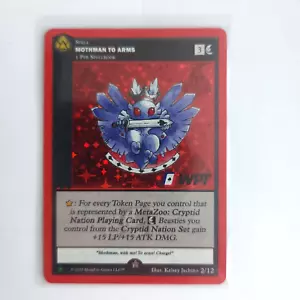 Metazoo Mothman To Arms 2/12 - WPT Kickstarter Full Holo - Foto 1 di 2