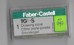 Faber Castell TG1-S Ersatz-Zeichnungskegel/Neu im Karton Größe 040 - Bild 1 von 4