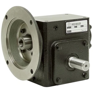 60:1 Right Angle Cast Iron Worm Gear Reducer 0.23 HP 56C Right Output Worldwide - Picture 1 of 3