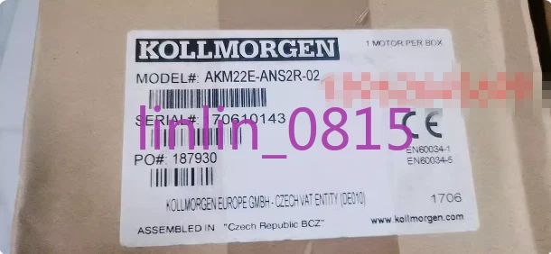 1Pcs New Kollmorgen servo motor AKM22E-ANS2R-02 - Image 1 of 1