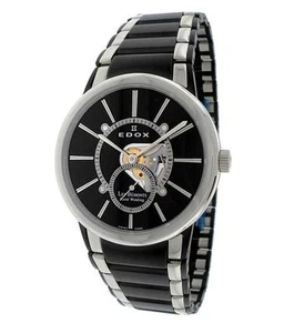 Edox Les Bemonts Slim Swiss Made Men's Mechanical Hand-Winding Watch $2775 NEW - Picture 1 of 6