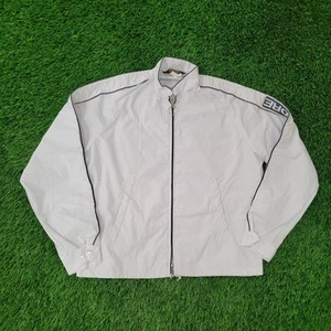 Vintage 80s Swingster Harvestore Jacket Medium 23x25 Baggy White - Picture 1 of 15