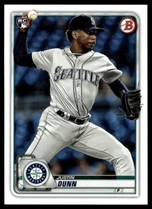 2020 Bowman Justin Dunn Rookie Seattle Mariners #15 - Picture 1 of 2