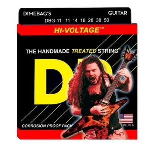 DR Corde per chitarra elettrica Hi-Tensione 11-50 Dimebag Darrell Signature DBG-11 - Foto 1 di 6