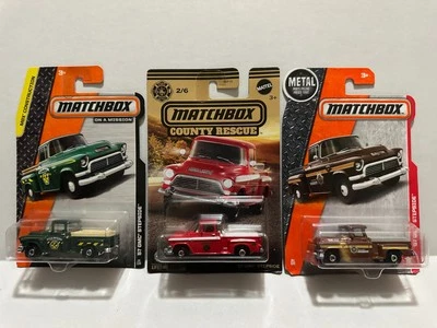 MATCHBOX '57 GMC Stepside - County Rescue - Canyon & Sheriff - Lot - Image 1 of 4