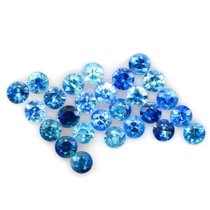 3.02ct. 2.9MM.DIAMOND CUT MULTI COLOR SAPPHIRE NORMAL HEATED 26PCS.RARE - Picture 1 of 5
