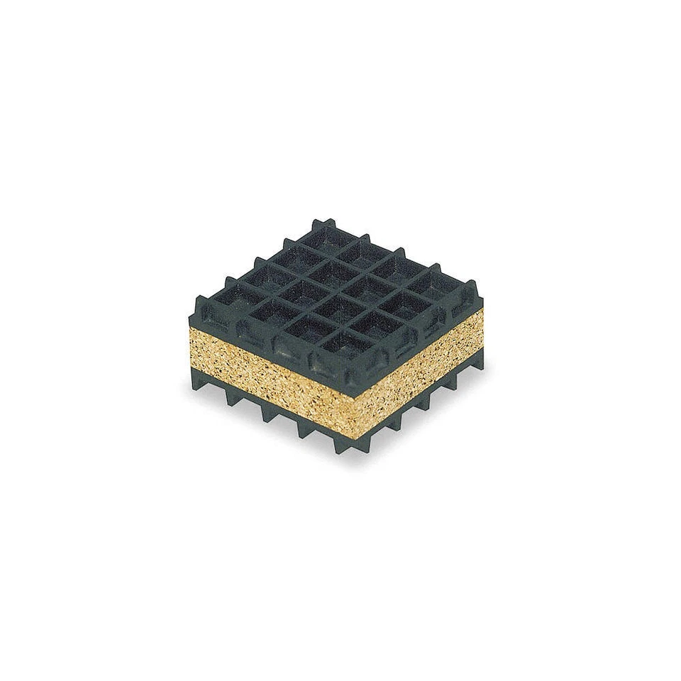 Almohadilla aisladora de vibración MASON 5C025, 1 pulgada H 5C025 Foto 1 de 1