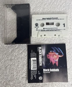 Black Sabbath Paranoid Cassette Tape, 1971 Warner Bros. Records WB M5 3104 - Picture 1 of 11