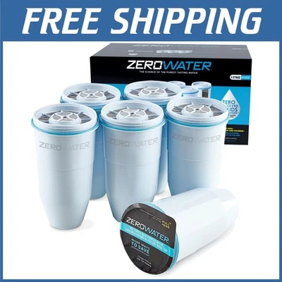 5-Stage Water Filter Replacement, IAPMO Certified, 6-Pack - Image 1 of 4