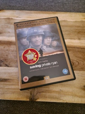Saving Private Ryan DVD Starring Tom Hanks/Matt Damon By Steven Spielberg VGC - Image 1 of 3