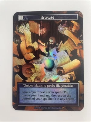 Beta Browse Foil Sorcery Contested Realm Near Mint Condition Unique - Image 1 of 4