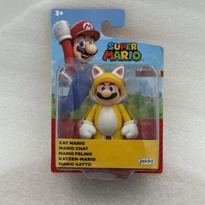 Modellino New World of Nintendo Super Mario Gatto Giallo 2,5" in piedi spedizione gratuita - Foto 1 di 2