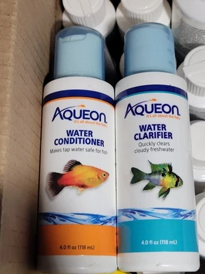 Aqueon Water Conditioner & Water Clarifier 4 oz bottles (2 Pack) Exp: 2026 - Image 1 of 4