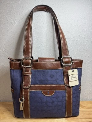 Bolso Cartera Fossil Marley Azul SHB2565700 NUEVO CON ETIQUETAS Foto 1 de 4