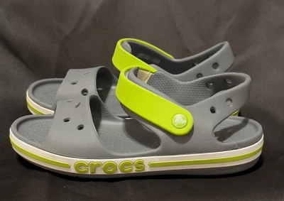 Sandalias Crocs Bayaband niños gris/verde talla: 2 Foto 1 de 4